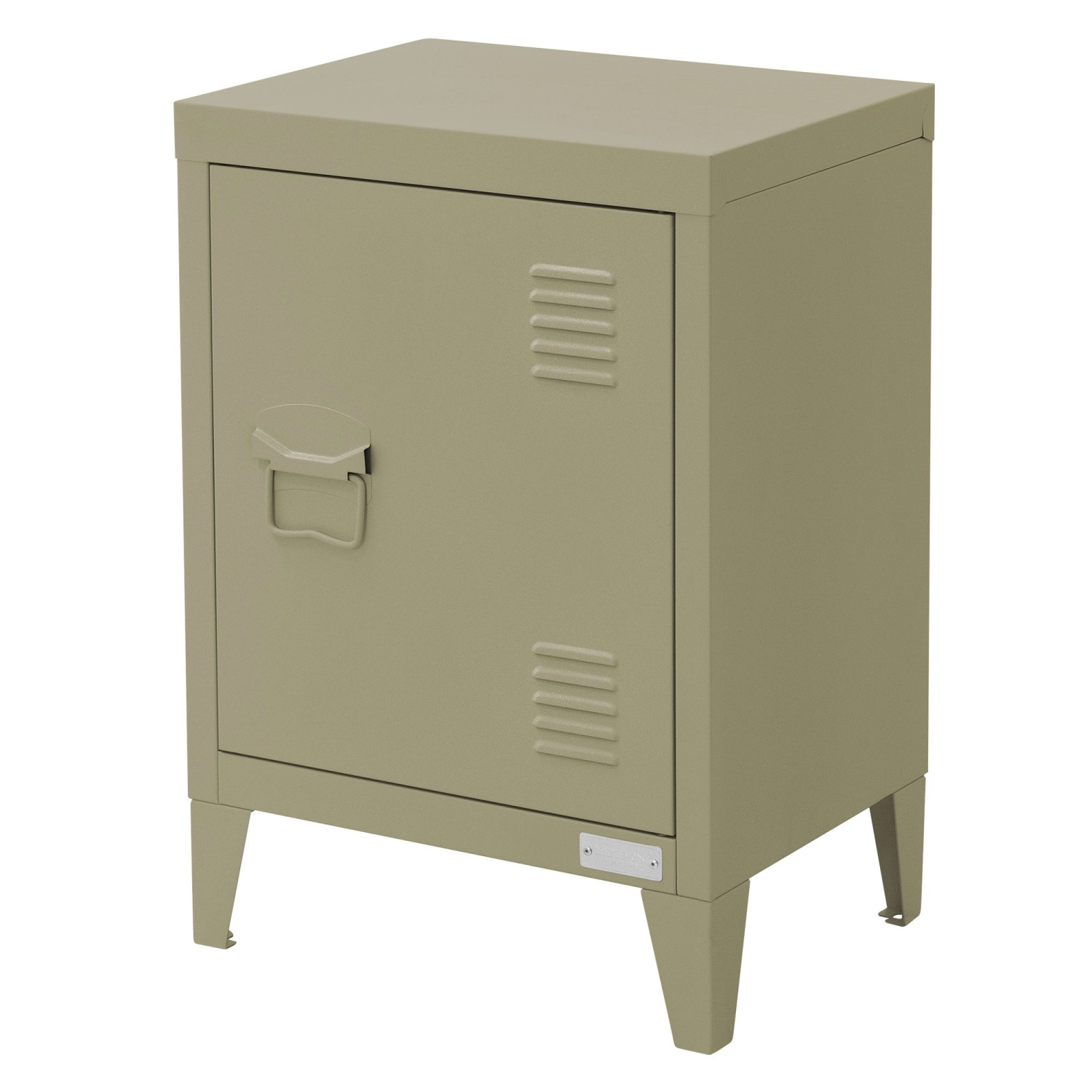 ML-Design Nachttisch in Olive 40x30x58 cm aus Stahl Industriedesign günstig online kaufen