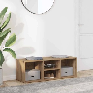 vidaXL Schuhbank Artisan-Eiche 105x35x35 cm Holzwerkstoff 856411