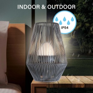 MegaLight LED-Akku-Tischleuchte Ovo Line RGBW Dimmbar 33 cm x Ø 23 cm