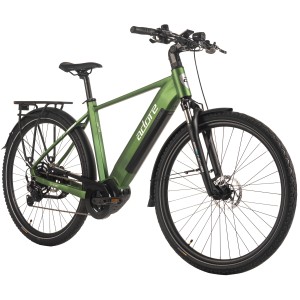 ADORE E-Trekkingbike 28 Zoll Alu Trekking E-Bike ATX-670 Mittelmotor 60NM 15Ah Grün