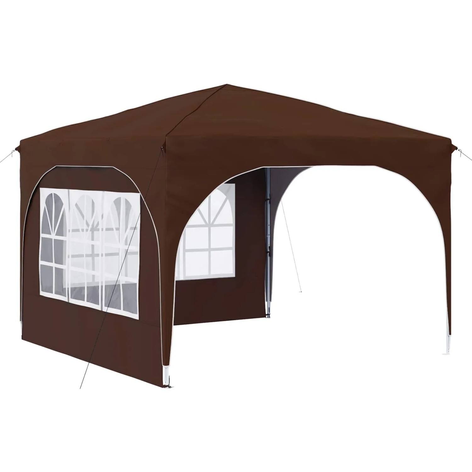 vidaXL Pop-Up Partyzelt 290 x 290 x 245 cm Braun 42019863