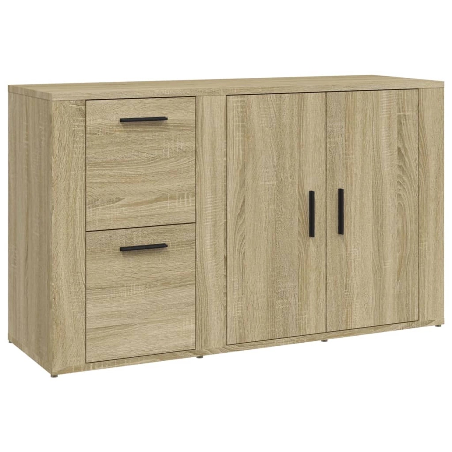 vidaXL Sideboard Sonoma-Eiche 100x33x59,5 cm Holzwerkstoff 820999