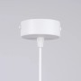 Detailaufnahme der weißen Sollux Lighting Pendelleuchte Hyperion 1, Lampen & Leuchten.