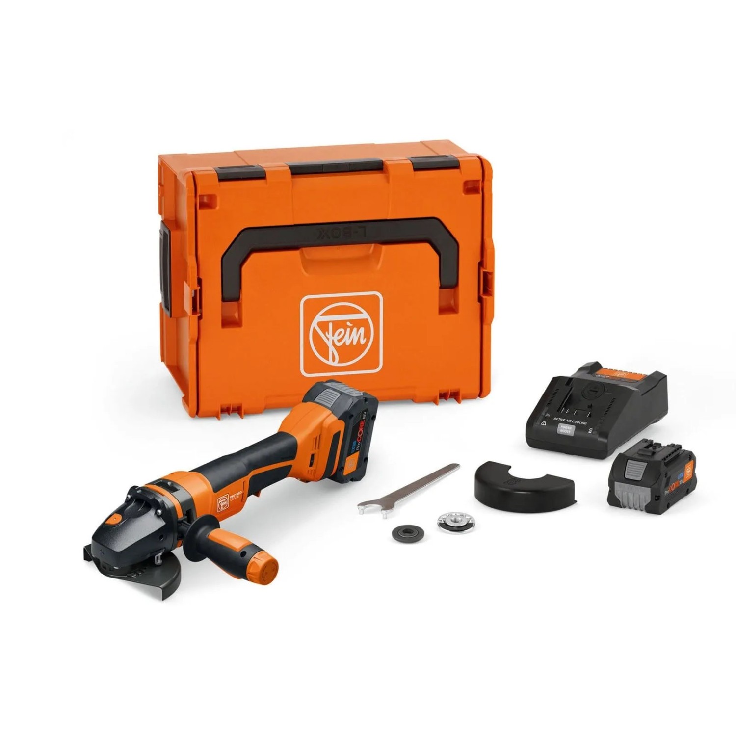 Fein Akku Winkelschleifer PROTAGO Ø 125 Mm CCG 18 125 12 PD SEC Set 8Ah Procore AS 71222062000