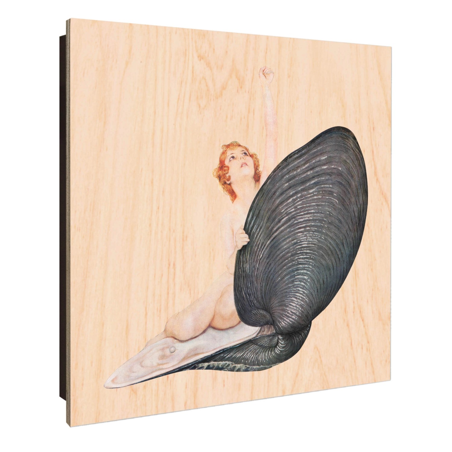 Banjado Großer Schlüsselkasten Holz 30x30cm Schwarz Scharnier Links 50 Hake günstig online kaufen