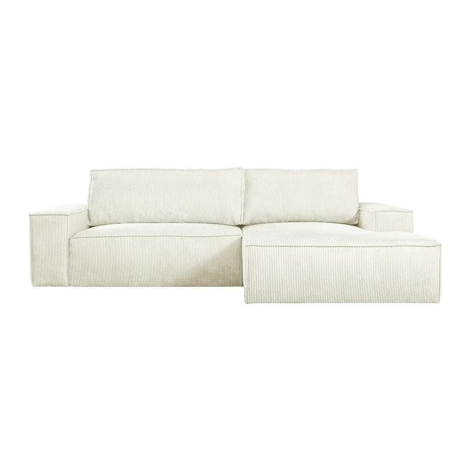 Vente-unique Schlafsofa Amelia Weiß 267 cm