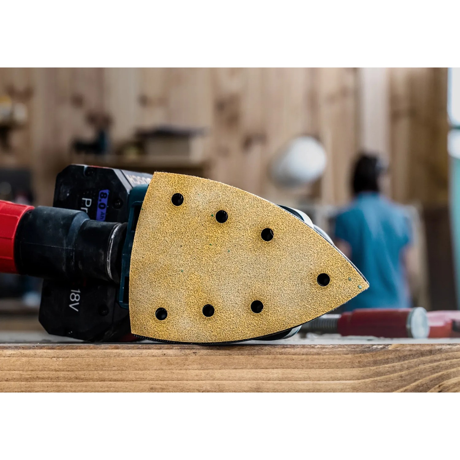Bosch Expert Schleifblatt C470 K240, 115x107mm, 10 Stück, für Schwingschleifer.