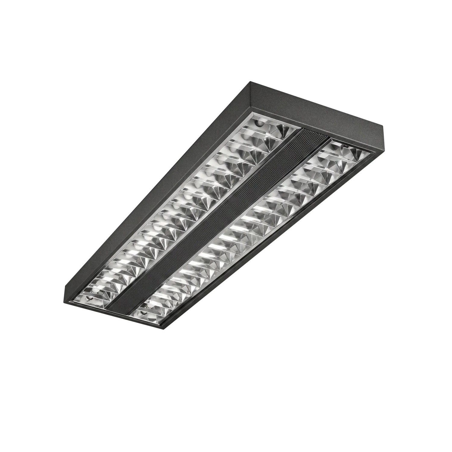 Eglo LED-Deckenleuchte Raster Martelliano Schwarz CCT 124,5 cm x 31,2 cm