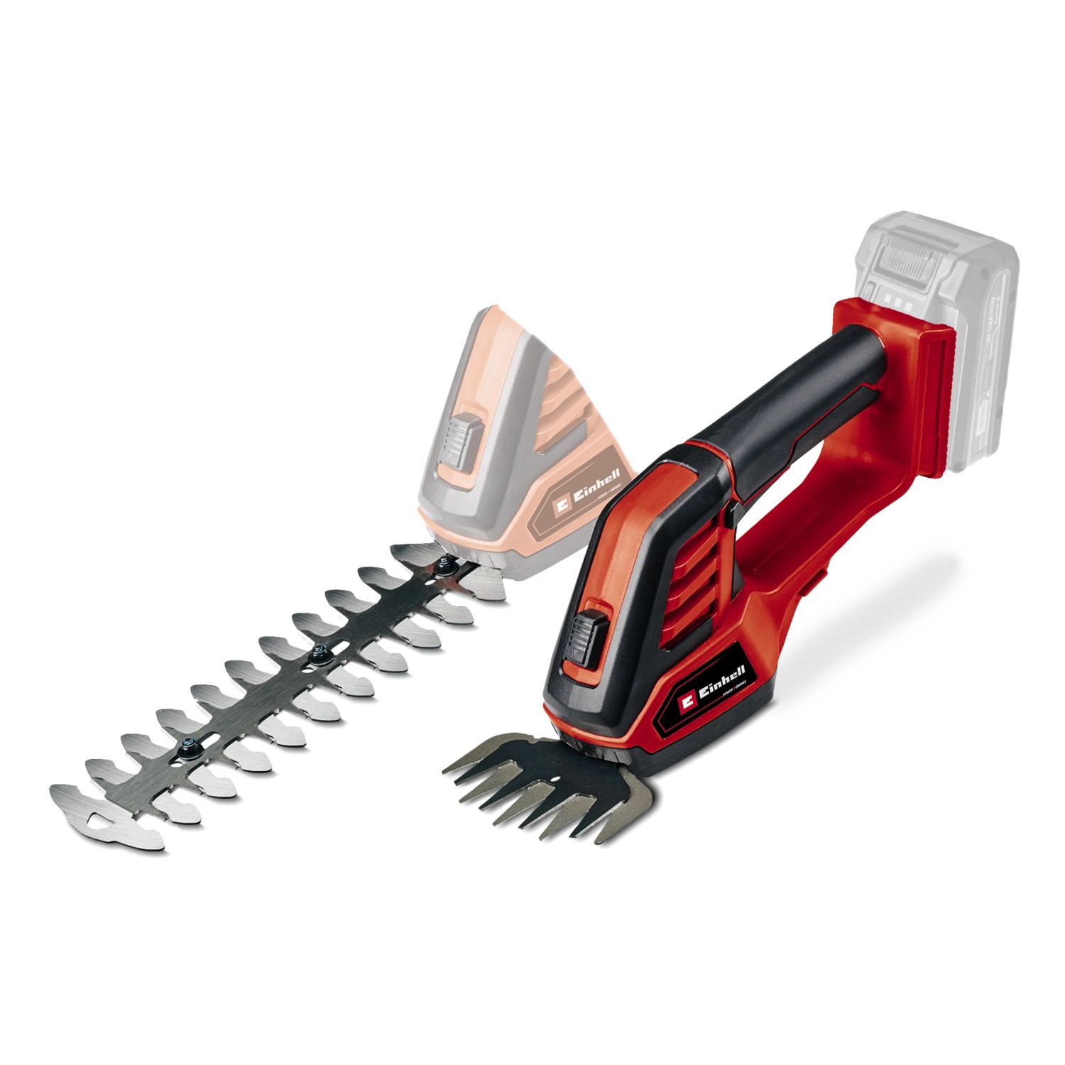 Einhell Power X-Change Akku-Gras- und Strauchschere GE-CG 18/100 Li-Solo