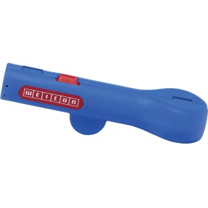 Weicon Rundkabel-Entmanteler, blaues VDE-Werkzeug zum Abisolieren von Kabeln (8-13mm).