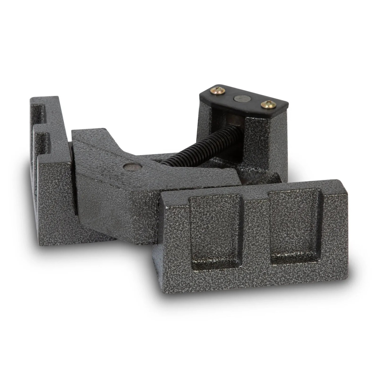 EBERTH Winkelschraubstock, 104mm Backenbreite, Grauguss, für Werkbankmontage.