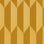 AS Creation Vliestapete mit geometrischem Muster in Gelb-Gold.