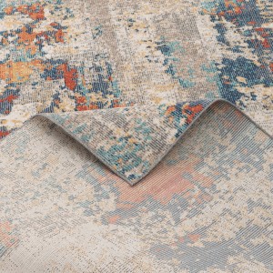 Pergamon Designer Teppich Lagos Vintage Rost, 80x150cm, für In- und Outdoor.