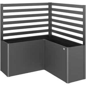 Biohort Rankgitter (2 Stk) für L-Form Hochbeet, dunkelgrau-metallic.
