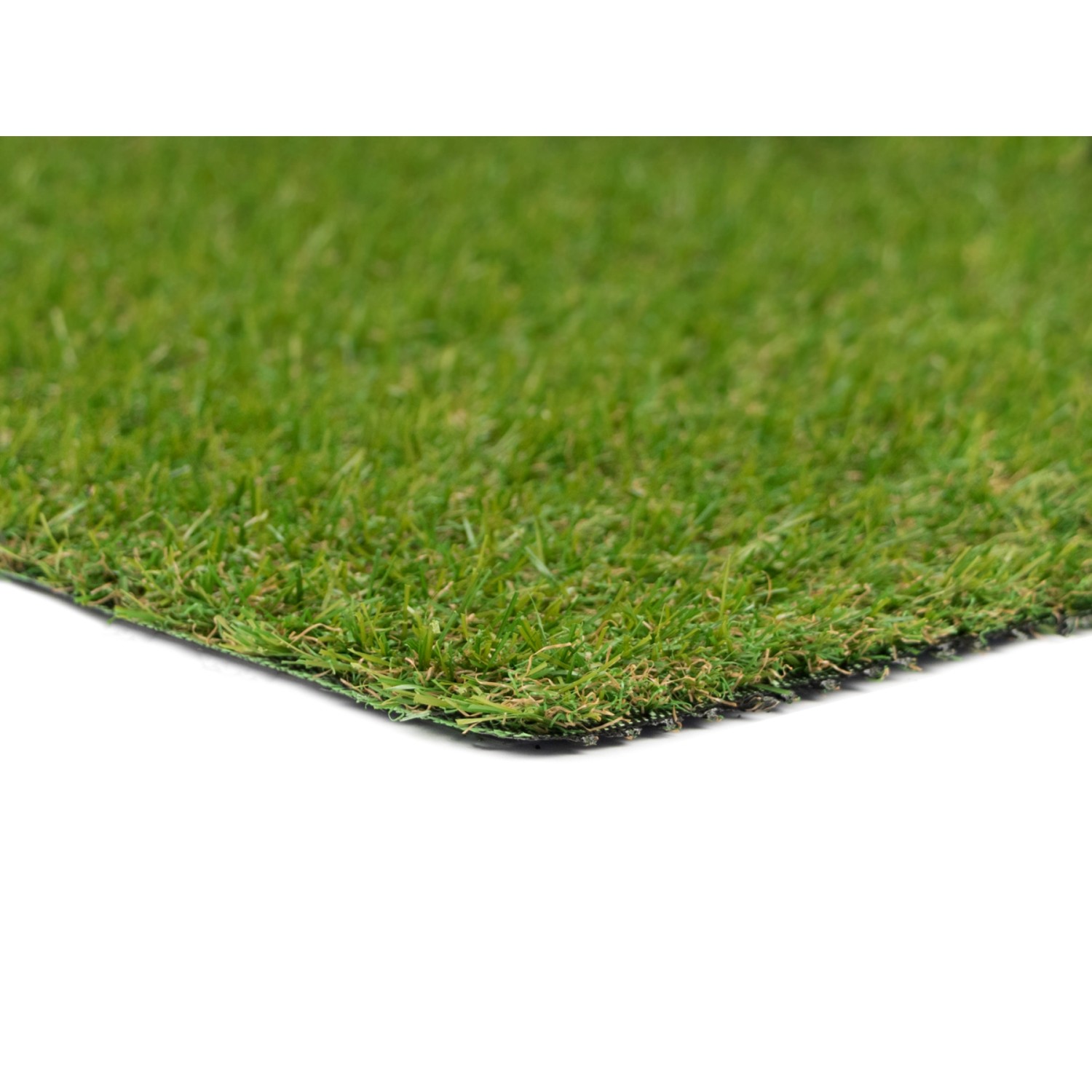 Nahaufnahme: Primaflor Kunstrasen Amy, 2x8m, grüner Rasenteppich für Balkon und Terrasse.