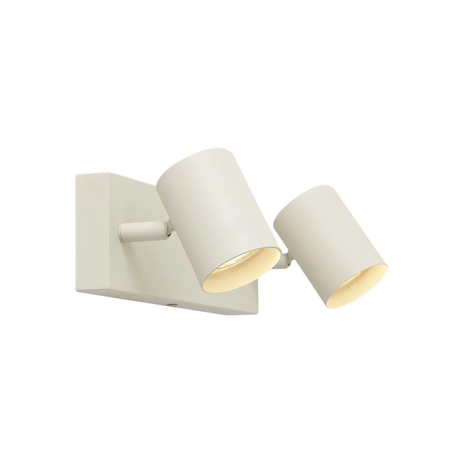 QAZQA Moderner Deckenstrahler Beige 2-flammig Verstellbar Jeana