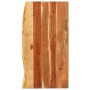 vidaXL Badezimmer-Waschtischplatte Massivholz Akazie 100x52x2,5 cm 286321