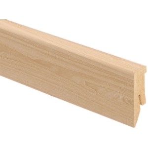 Sockelleiste Buche Swaran, 50x18x2600 mm, MDF, für einen harmonischen Bodenabschluss.