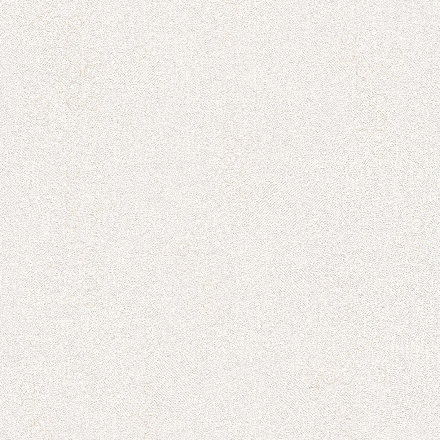 A.S. Création Tapete Punktmuster Creme-Beige und Weiß 53 cm x 10,05 m AS-377632