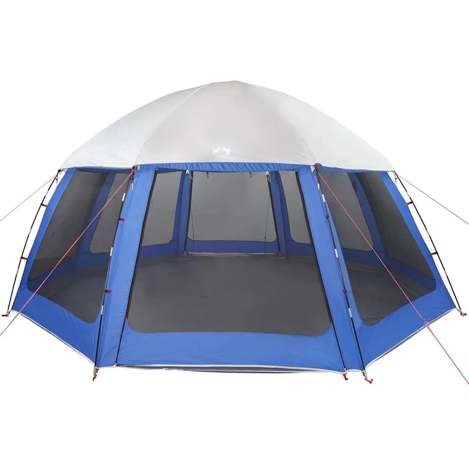 vidaXL Poolzelt mit Abnehmbarem Überzelt Netzwänden Azurblau 510x510cm 4100634_5