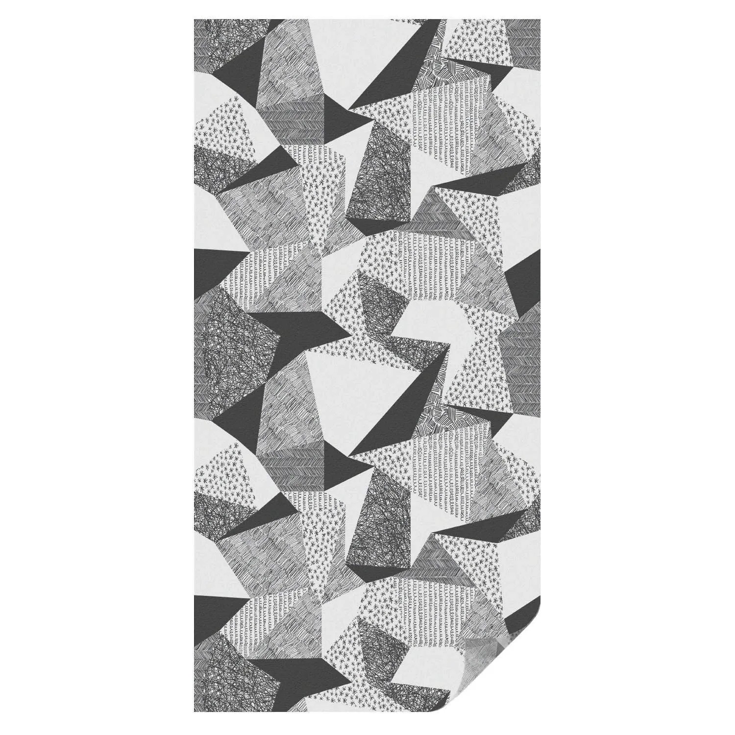 Tulup Buntglasfolie Geometrische Figuren Fensterfolie Buntglas 50x100 cm Sc günstig online kaufen