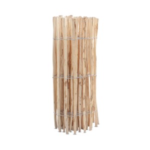 Stiltreu Staketenzaun Haselnuss, 80cm hoch. Naturzaunrolle für Garten, Beet oder als Rankhilfe.