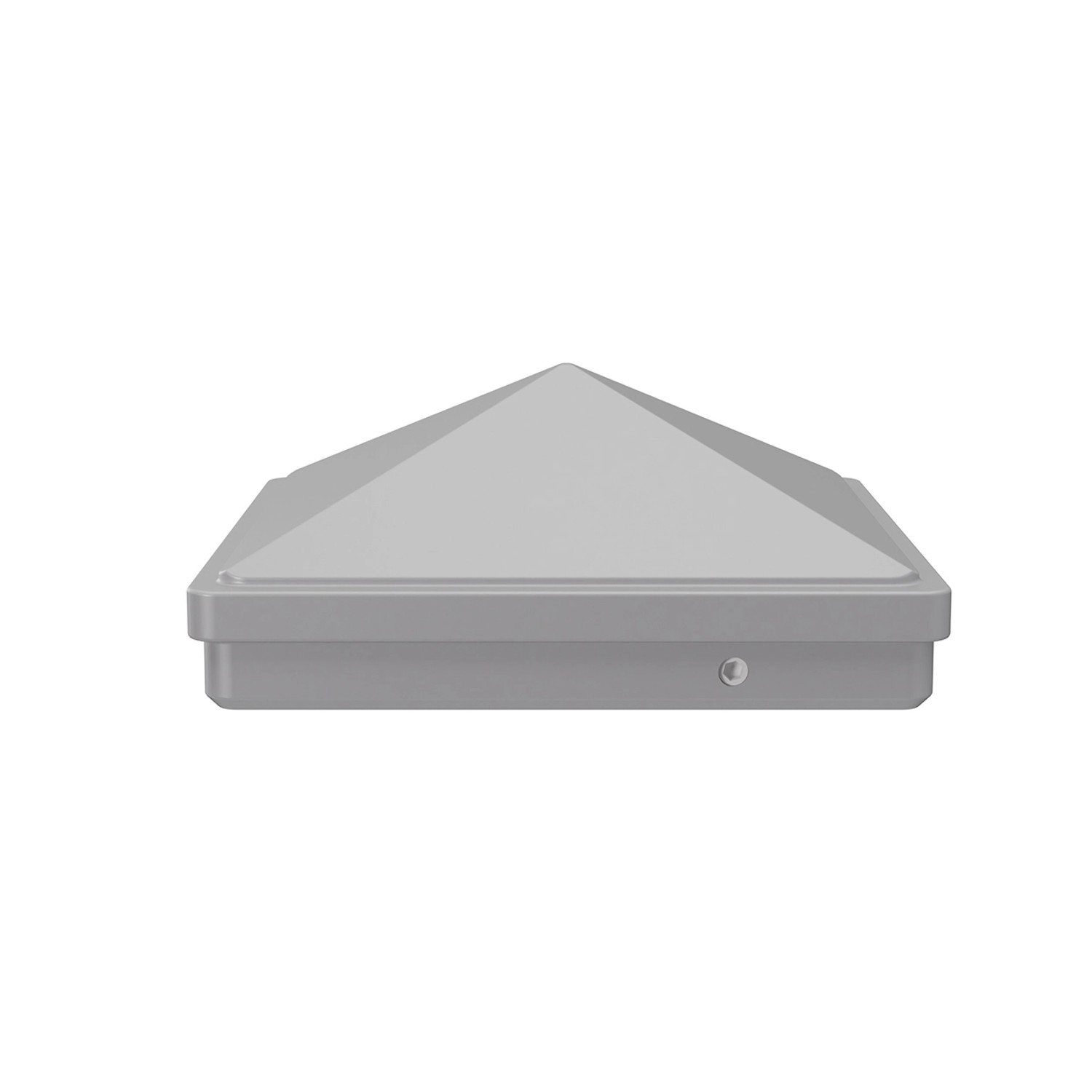 GroJa Pfostenkappe Premium 7 cm x 7 cm Silbergrau günstig online kaufen