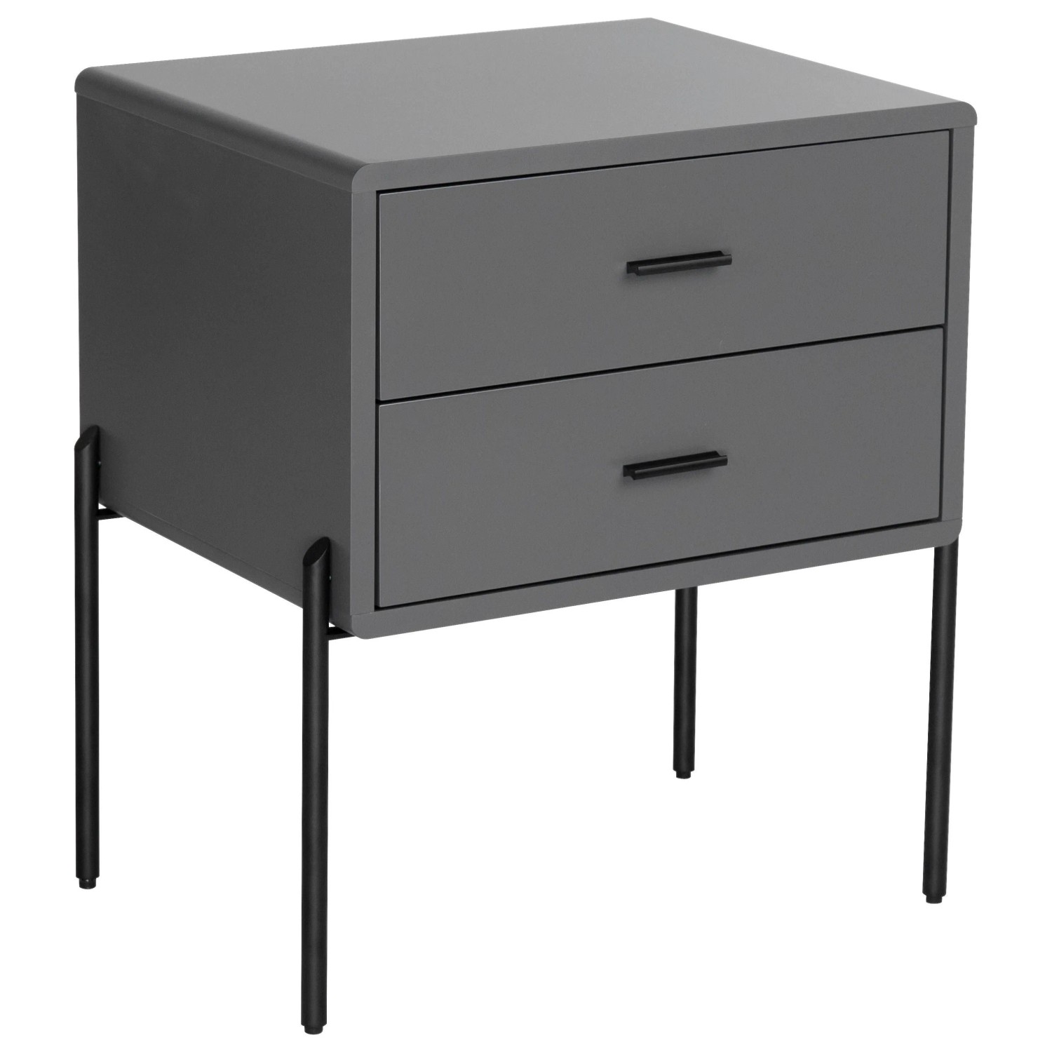 Premium Living Nachttisch Pelotas Grau