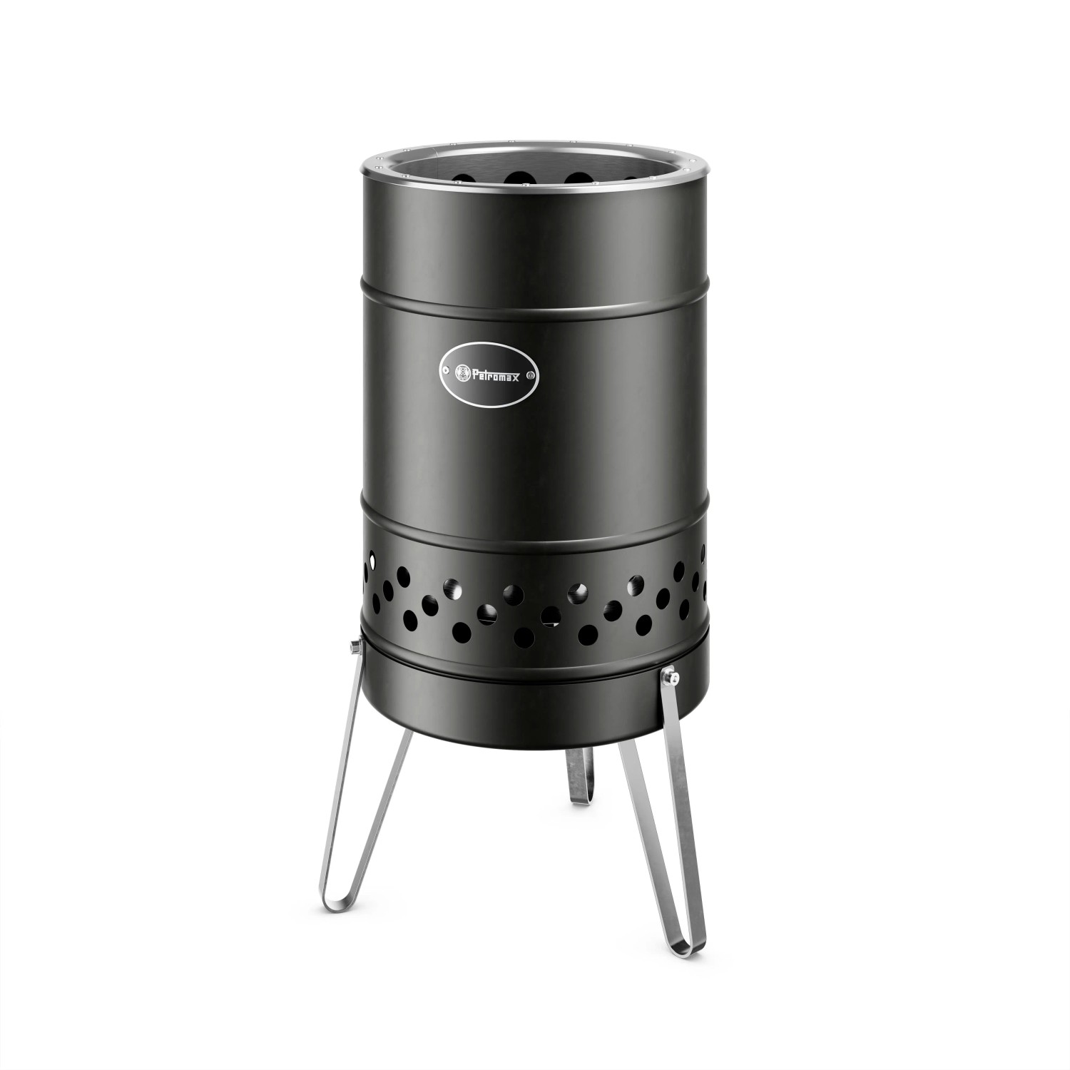Petromax Feuertonne Pyron-Black Raucharm Edelstahl