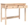 vidaXL Schreibtisch mit Schubladen 100x50x78 cm Massivholz Kiefer 824643_7