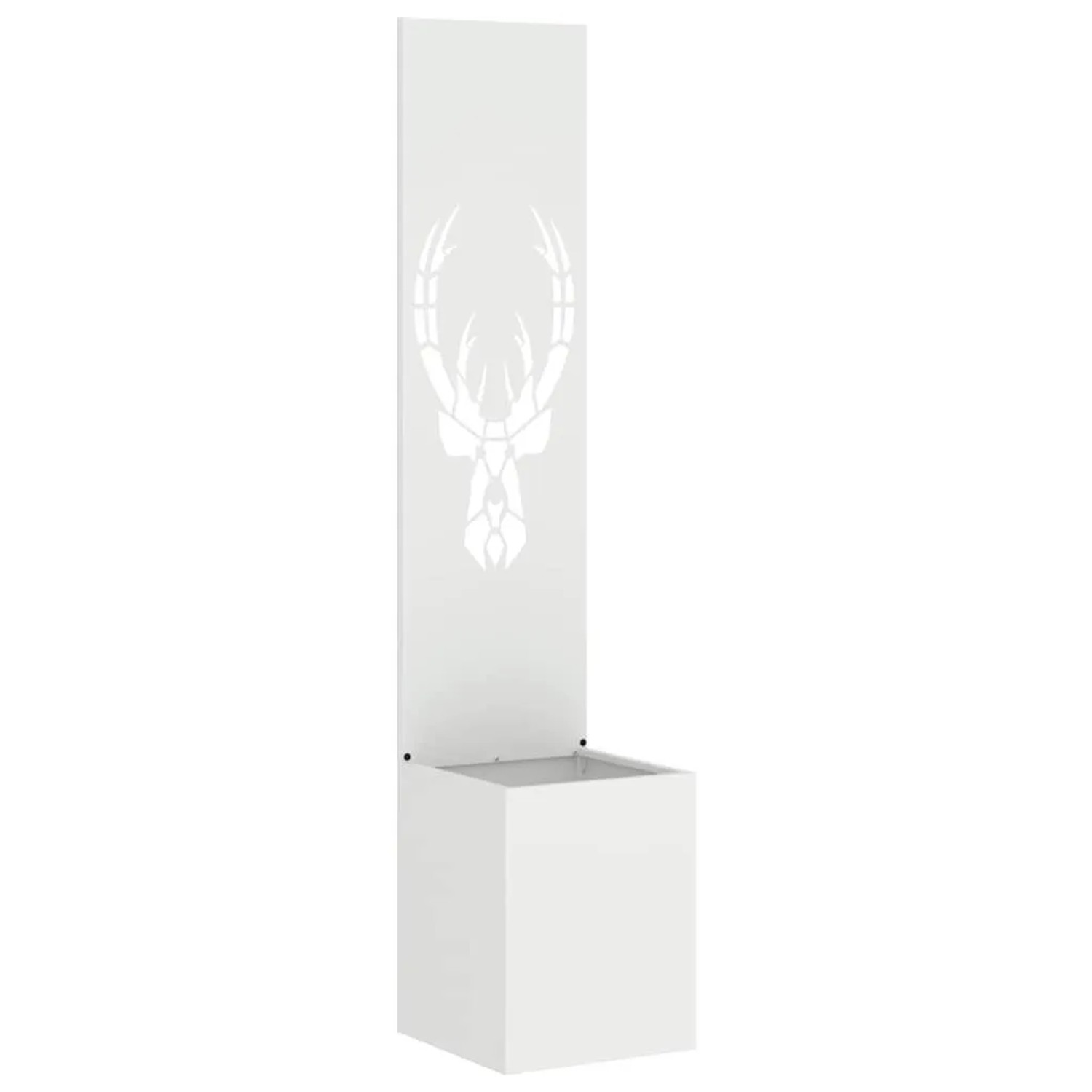 vidaXL Garten Sichtschutz-Leinwand Tiermuster Weiß 32 x 32 x 150 cm 876414