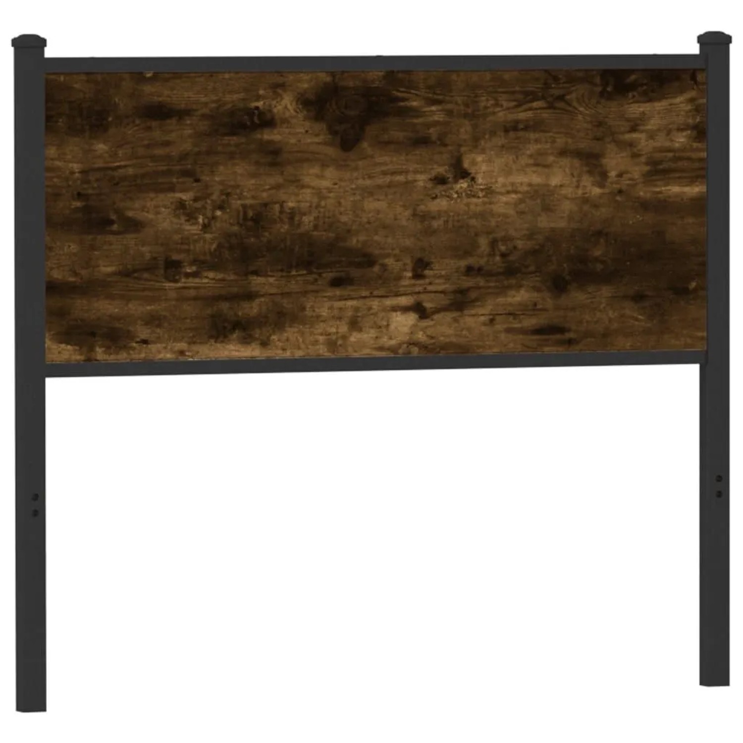 vidaXL Ersatz-Kopfteil Räuchereiche 100 cm Holzwerkstoff und Stahl 4007696