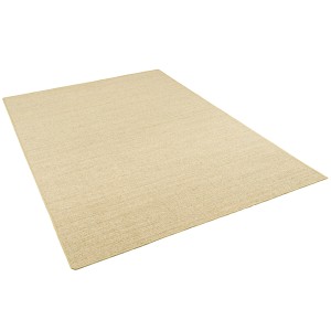 Quadratischer Snapstyle Sisal Teppich Natur Hirse, 160x160 cm. Klassischer Teppich für Wohnräume.