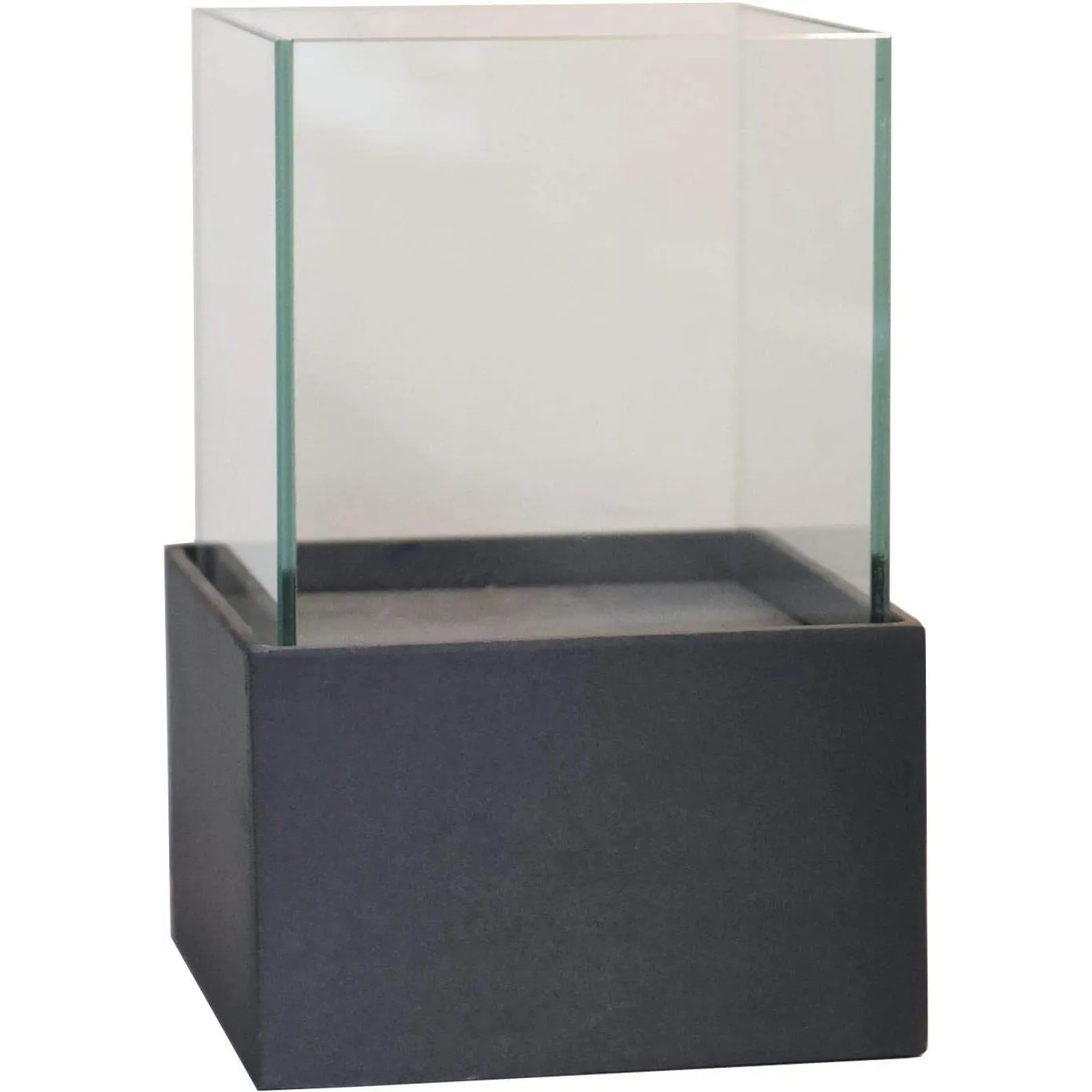 Vivanno Tischwindlicht Candelita 20 cm x 20 cm x 29 cm Anthrazit