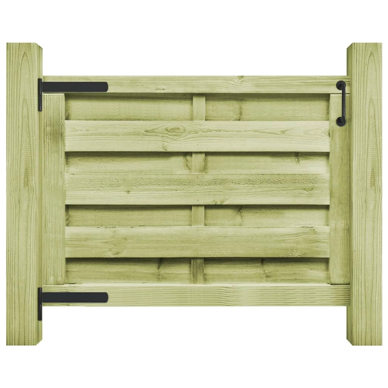 vidaXL Gartentor Kiefernholz Imprägniert 100x75 cm Grün 45314 günstig online kaufen