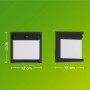 Philips Solar-Außenwandleuchte Diara, 12x11x12 cm, schwarz. Wandlampe mit Bewegungssensor.