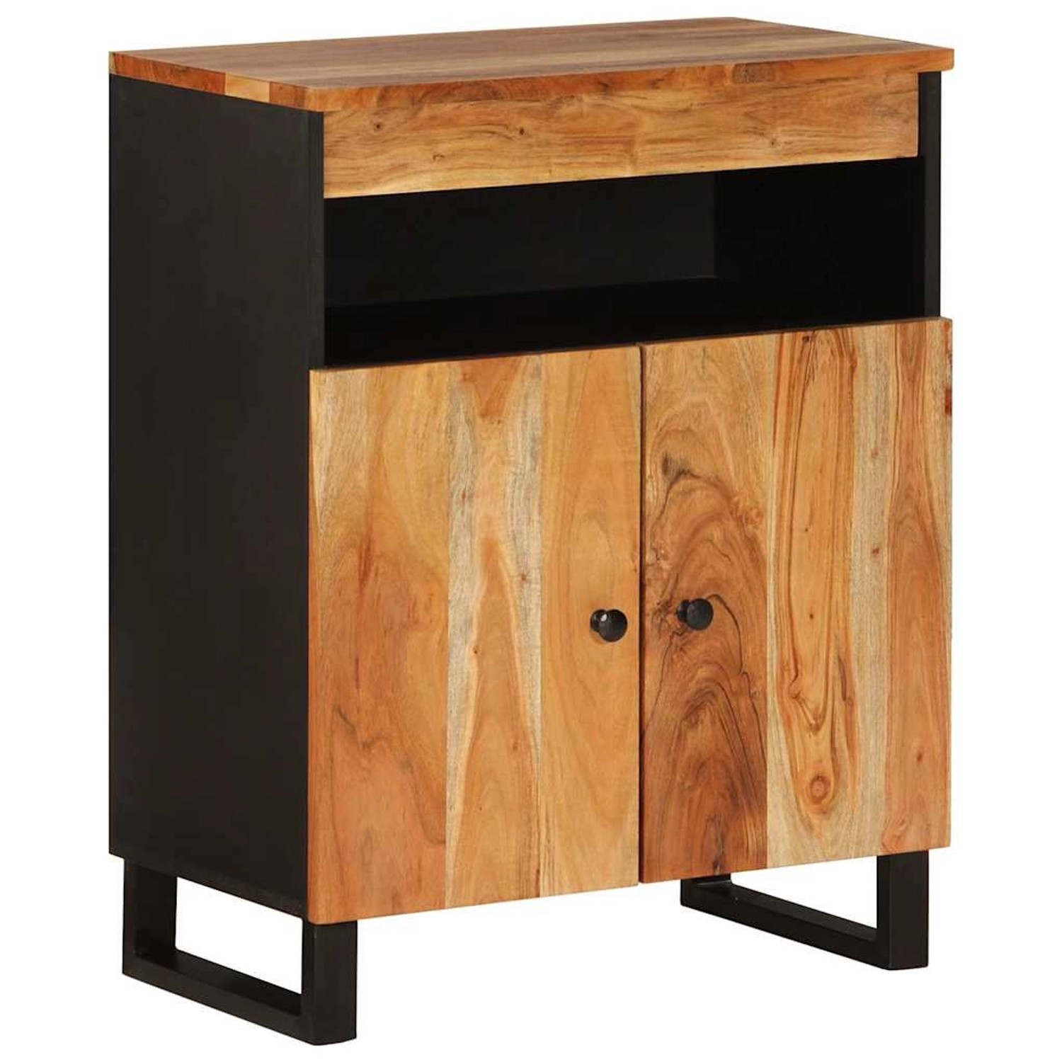 vidaXL Sideboard mit 2 Türen 60x33x75 cm Massivholz Akazie 352914 günstig online kaufen