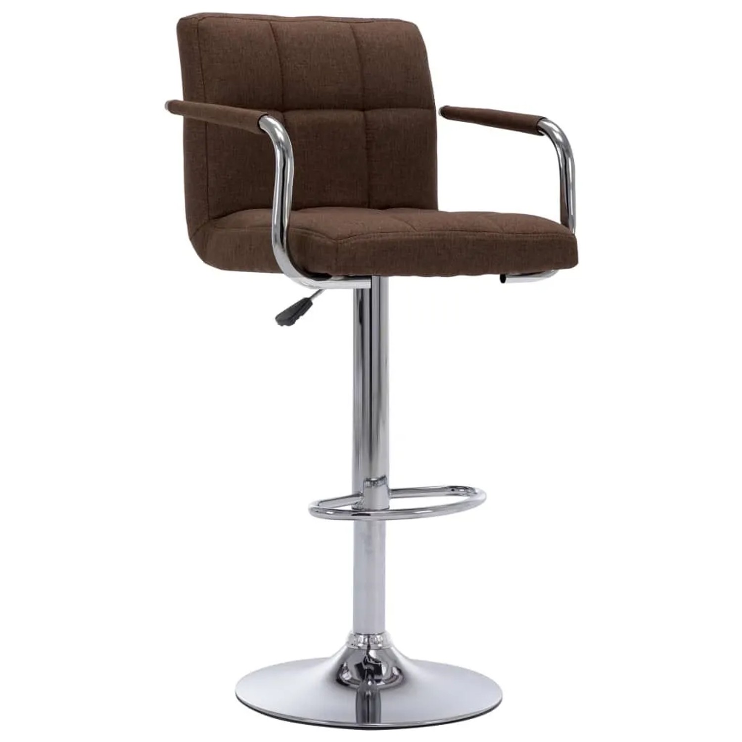 vidaXL Barhocker Braun Stoff 283412