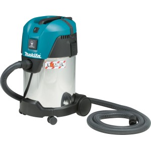 Makita VC3011L Nass- & Trockensauger für Staubklasse L mit Edelstahlbehälter und Schlauch.