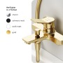 AM.PM X-Joy Wannenarmatur Aufputz, Gold. Einhebelmischer für Badewanne und Dusche.