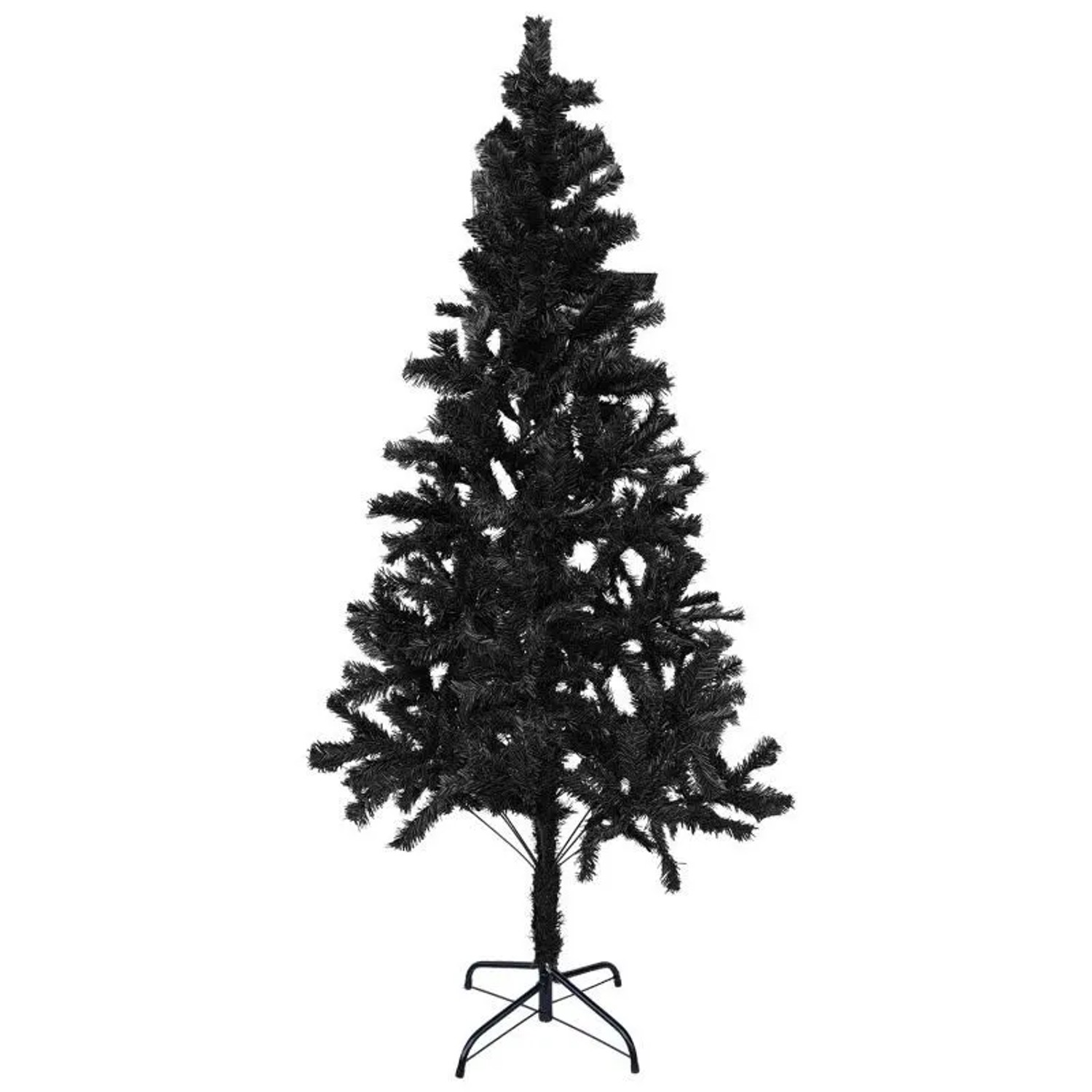 LEX Künstlicher Weihnachtsbaum Inkl. Ständer Tannenbaum Christbaum Schwarz 180cm