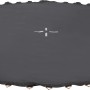Schwarze Sprungmatte für Gartentrampolin, Ø 427 cm, als Ersatzteil.