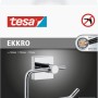 Tesa Ekkro Toilettenpapierhalter, hochglanzverchromt, zur Wandmontage ohne Bohren.