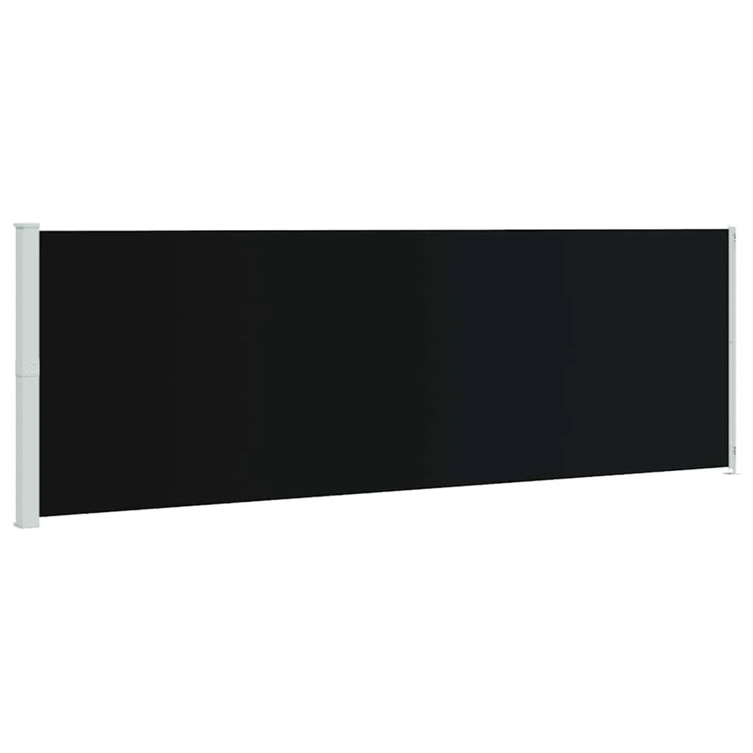 vidaXL Seitenmarkise Ausziehbar 200x600 cm Schwarz 317970