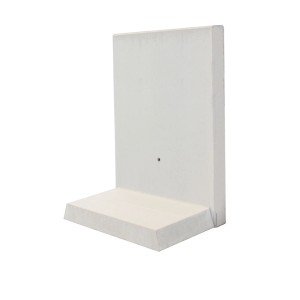 Diephaus L-Stein bewehrt, grau, 130x100x70x8 cm, für Einfassungen und Mauersysteme.