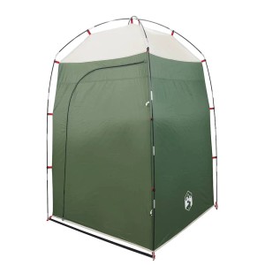 Grünes vidaXL Duschzelt für Camping. Wasserfestes Umkleidezelt mit Reißverschluss, ideal für Outdoor.