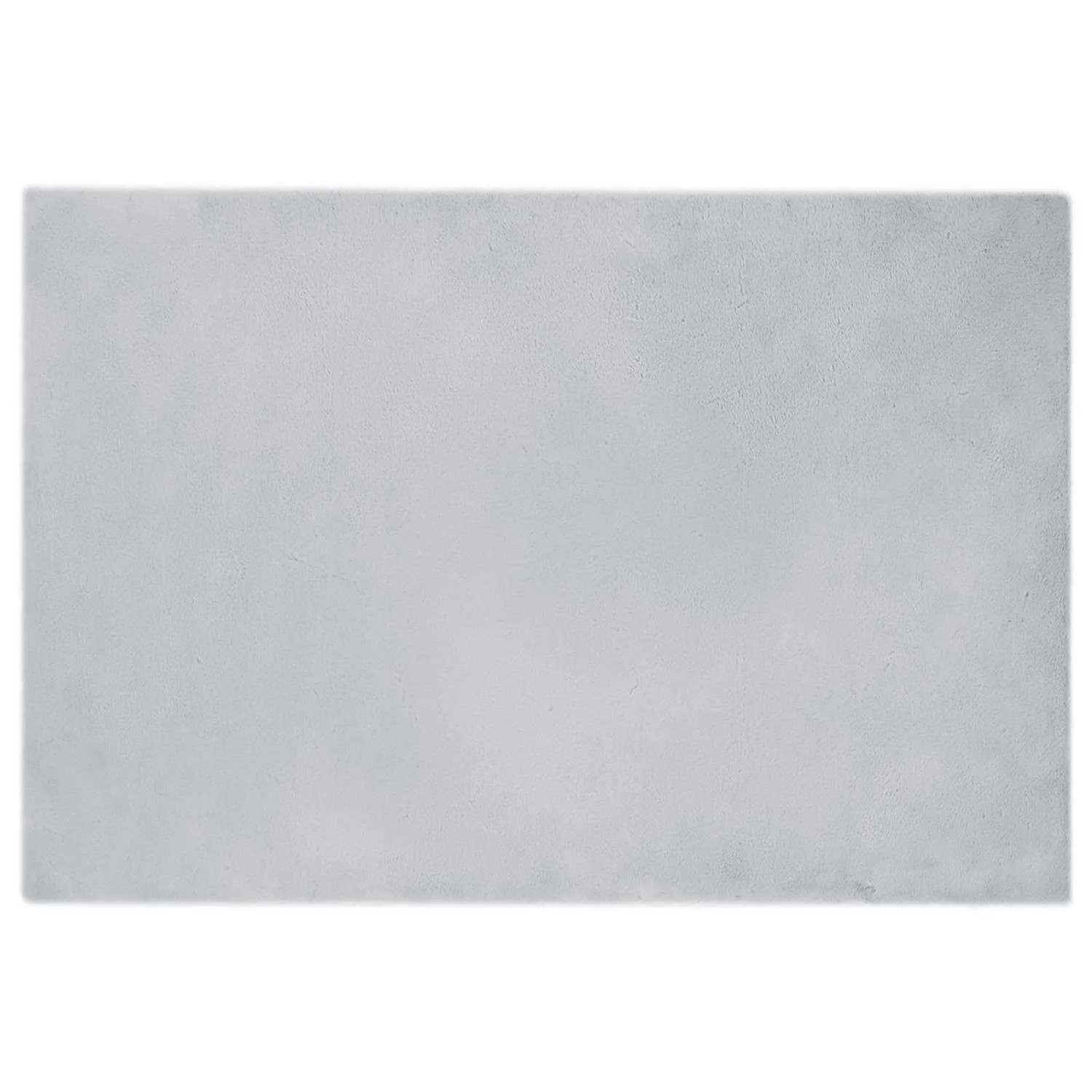 vidaXL Kunstfell Hasen Teppich Olite Grau 120 x 170 cm Polyester 42021680 günstig online kaufen