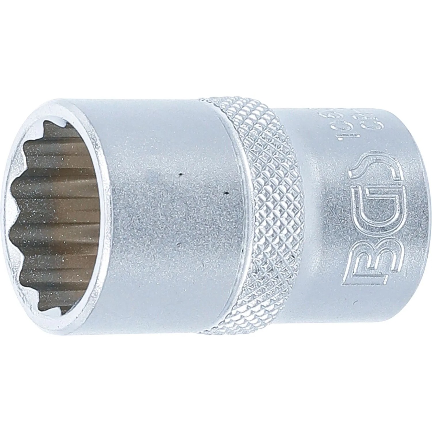 BGS Steckschlüssel Einsatz Zwölfkant Antrieb Innenvierkant 12 5 Mm  1 2 Zoll  SW 17 Mm 10637