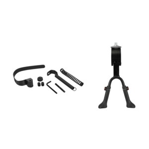 Fischer Zweibein-Ständer 60,96-71,12 cm mit Lenkungsdämpfer, Zubehör für Fahrräder.