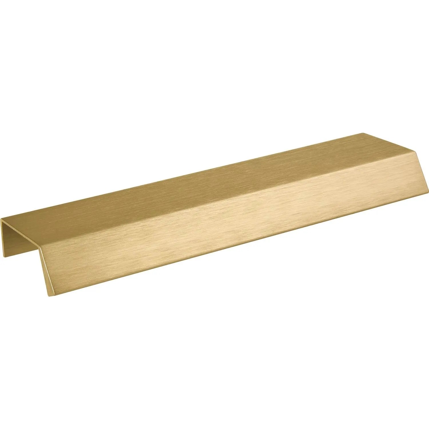 Furnipart Griffleiste Bench La 2x80 mm Breite 200 mm Aluminium Messing Matt Gebürstet
